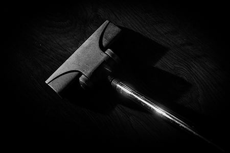 grayscale photography of pen thumbnail