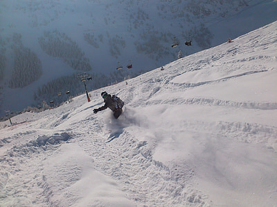 person skiing downhill thumbnail