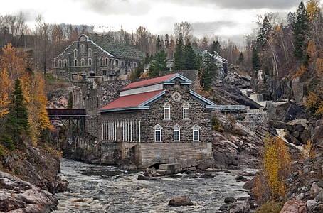 Old Chicoutimi Pulp Mill in Sanguenay, Quebec, Canada thumbnail
