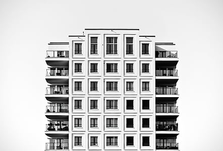 white and black high rise building thumbnail