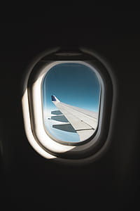 gray airplane wing thumbnail
