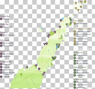 Map Door County Visitor Bureau Beach Lake Michigan Pheasant Park