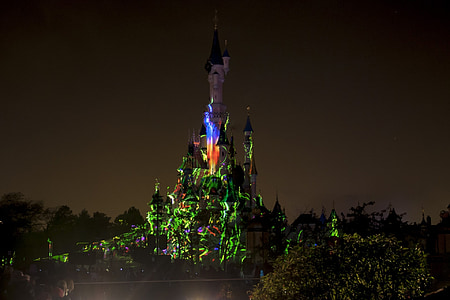 castle during night thumbnail