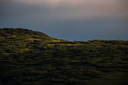 aerial photography of green mountain thumbnail