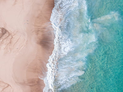 aerial photography of seashore thumbnail