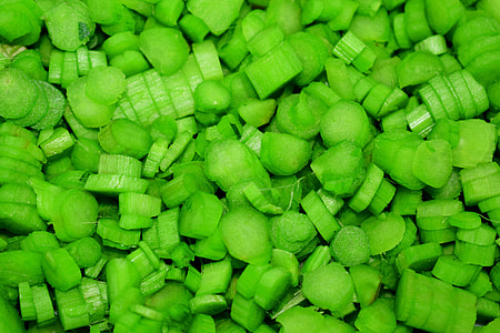 Sliced Vegetable, Green Background thumbnail