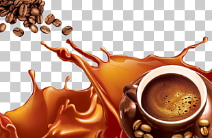 Coffee Cafe Espresso Cappuccino Caffè mocha, coffee, brown coffee PNG clipart