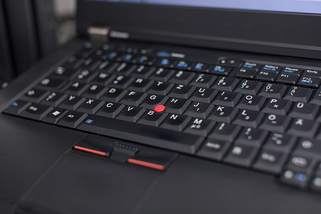 black laptop keyboard thumbnail