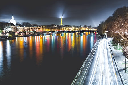 timelapse photo of city lights thumbnail
