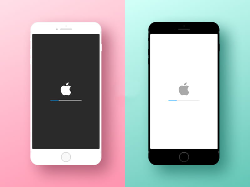 Minimal iPhone Device Mockup sketch file sketch file