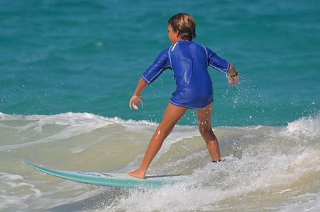 boy surfing during daytime thumbnail