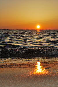 sea waves during golden hour thumbnail