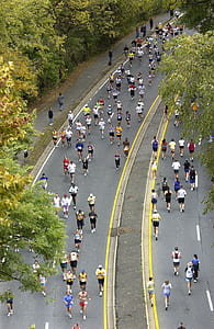 people running on road thumbnail