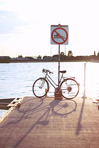 Sunset & bicycle thumbnail