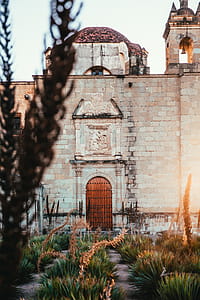 Church and former monastery of Santo Domingo de Guzman in Oaxaca, Mexico in sunlight thumbnail