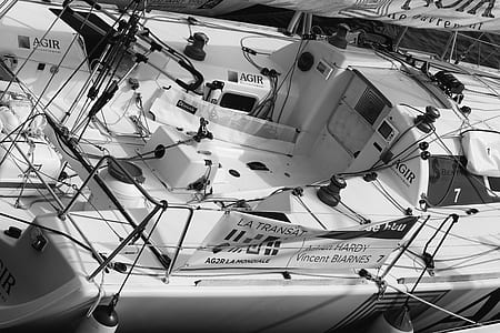 White and Black Boat thumbnail