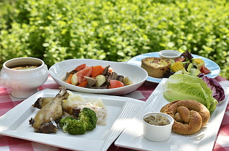 cooked food on plate thumbnail