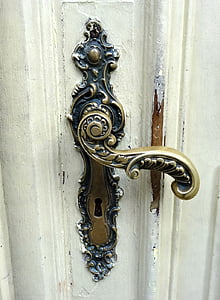 gold and black door lever thumbnail