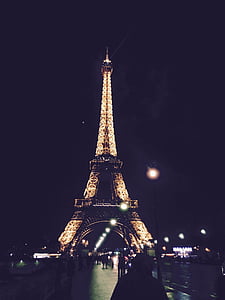 people beside Eiffel Tower, Paris thumbnail