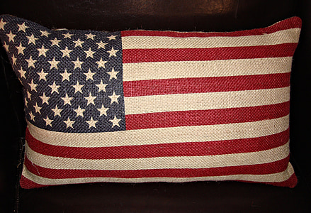 USA flag-themed pillow thumbnail