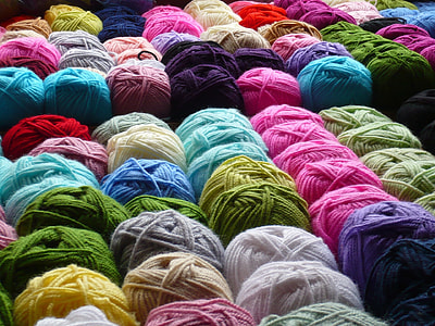 assorted-color yarn lot thumbnail