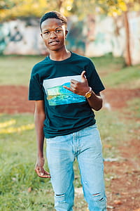 Photography of a Man Wearing Black Shirt thumbnail