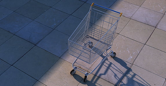silver shopping cart thumbnail