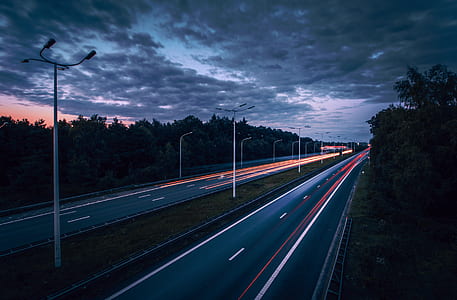 sunset, lights, night, dark thumbnail