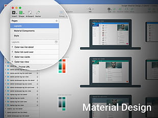 Material Design Template v2 sketch file sketch file