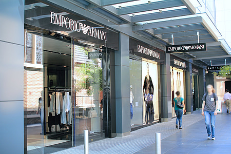 Emporio Armani store front logos thumbnail