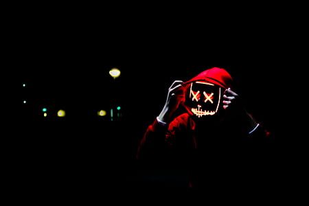 person wearing red hoodie thumbnail