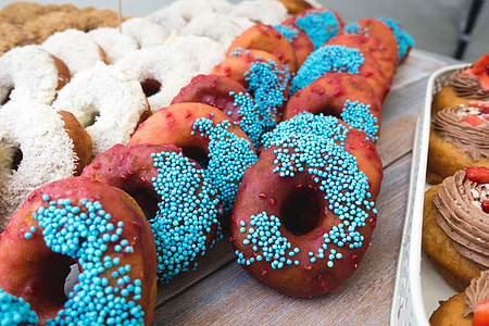 Crazy colored donuts thumbnail
