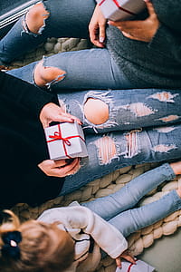Photography of People Wearing Blue Denim Jeans thumbnail