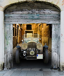 vintage vehicle in garrage thumbnail