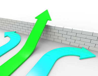 Success Arrow Showing Challenges Ahead And Obstruction thumbnail