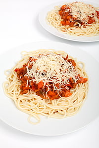 spaghetti on white ceramic plate thumbnail