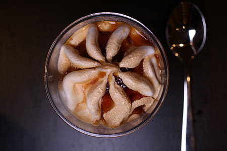Ice Cream in Glass With Spoon thumbnail