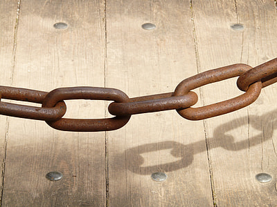 brown metal link chain thumbnail