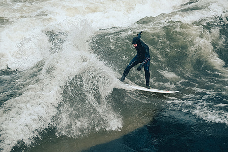 man surfing in sea thumbnail