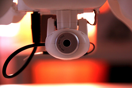 white surveillance camera thumbnail