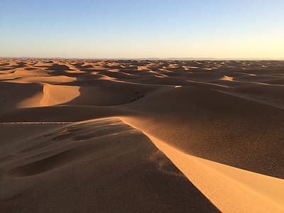 desert with hills at daytime thumbnail