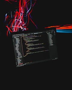 flat screen monitor displaying codes thumbnail