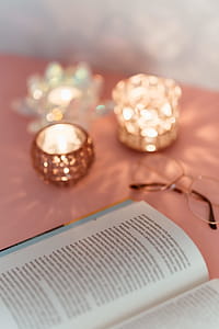 Open book on a pink background thumbnail