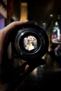 black camera lens thumbnail