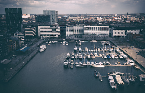 aerial photograph of high rise building thumbnail