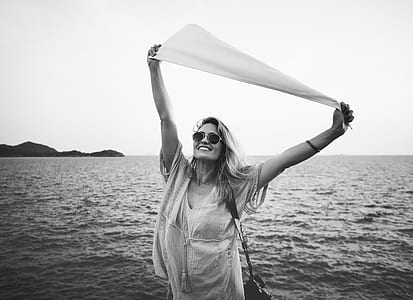 sea, landscape, nature, person thumbnail