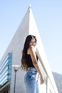 woman standing near building thumbnail