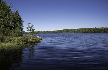 A curve in the lake at Van Riper State Park, Michigan thumbnail