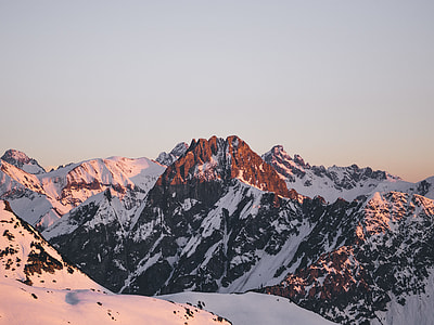 photo of mountain covered by snow thumbnail