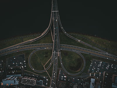 aerial photography road near coastline thumbnail